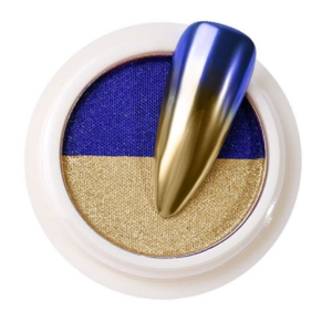 Two-Tone Gradient Chrome Powder