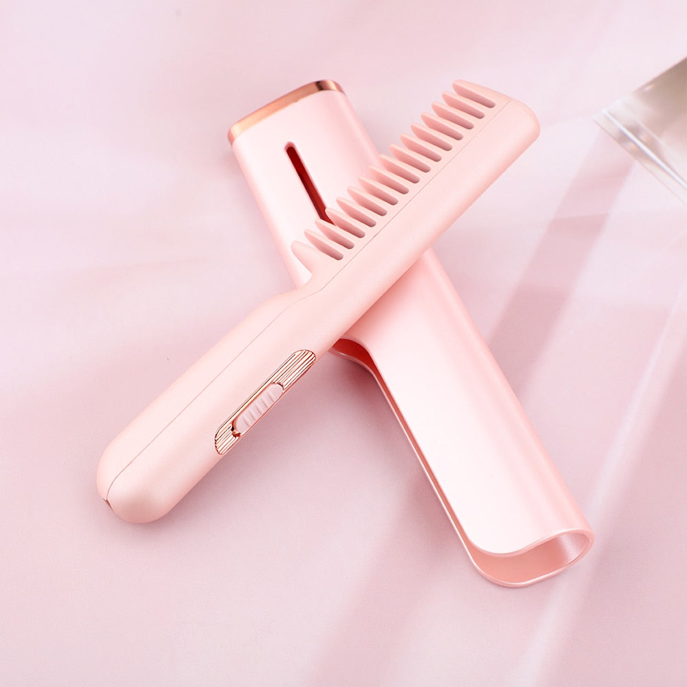 Portable Straightener Hair Brush