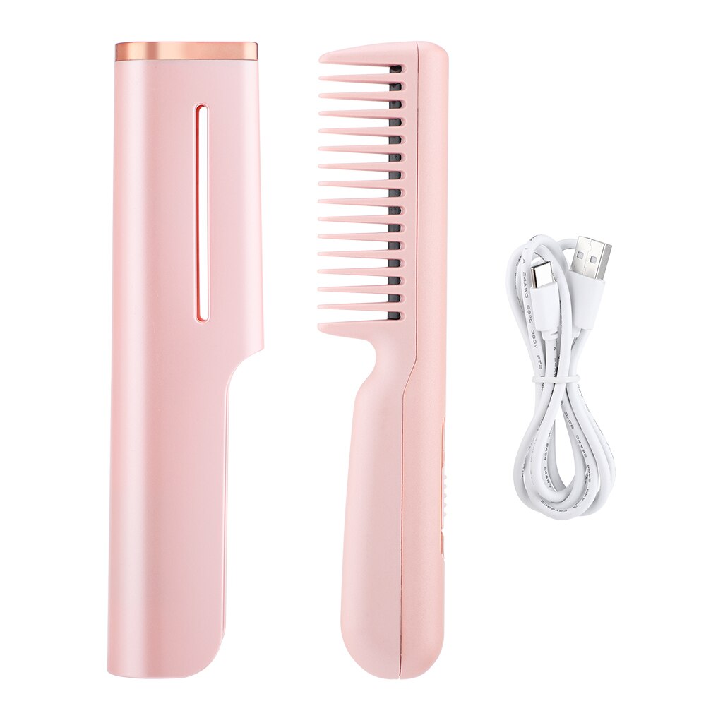 Portable Straightener Hair Brush